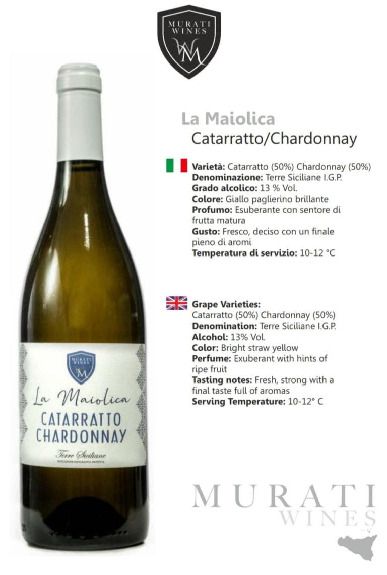 LA MAIOLICA CATARRATTO CHARDONNAT